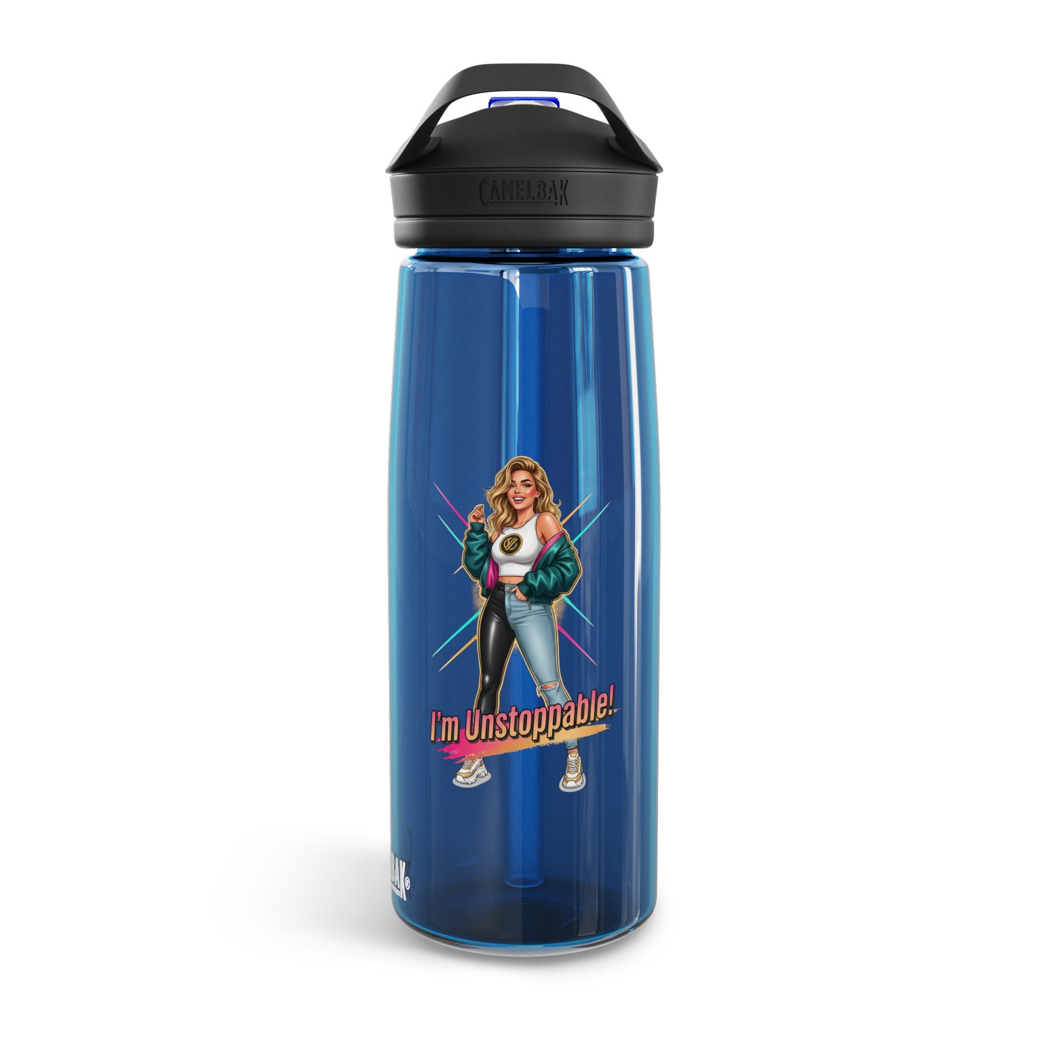 Unstoppable Girl Graphic Water Bottle — CamelBak Eddy 20/25oz