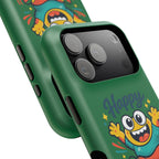 Happy Monster Magnetic Protective Phone Case Green