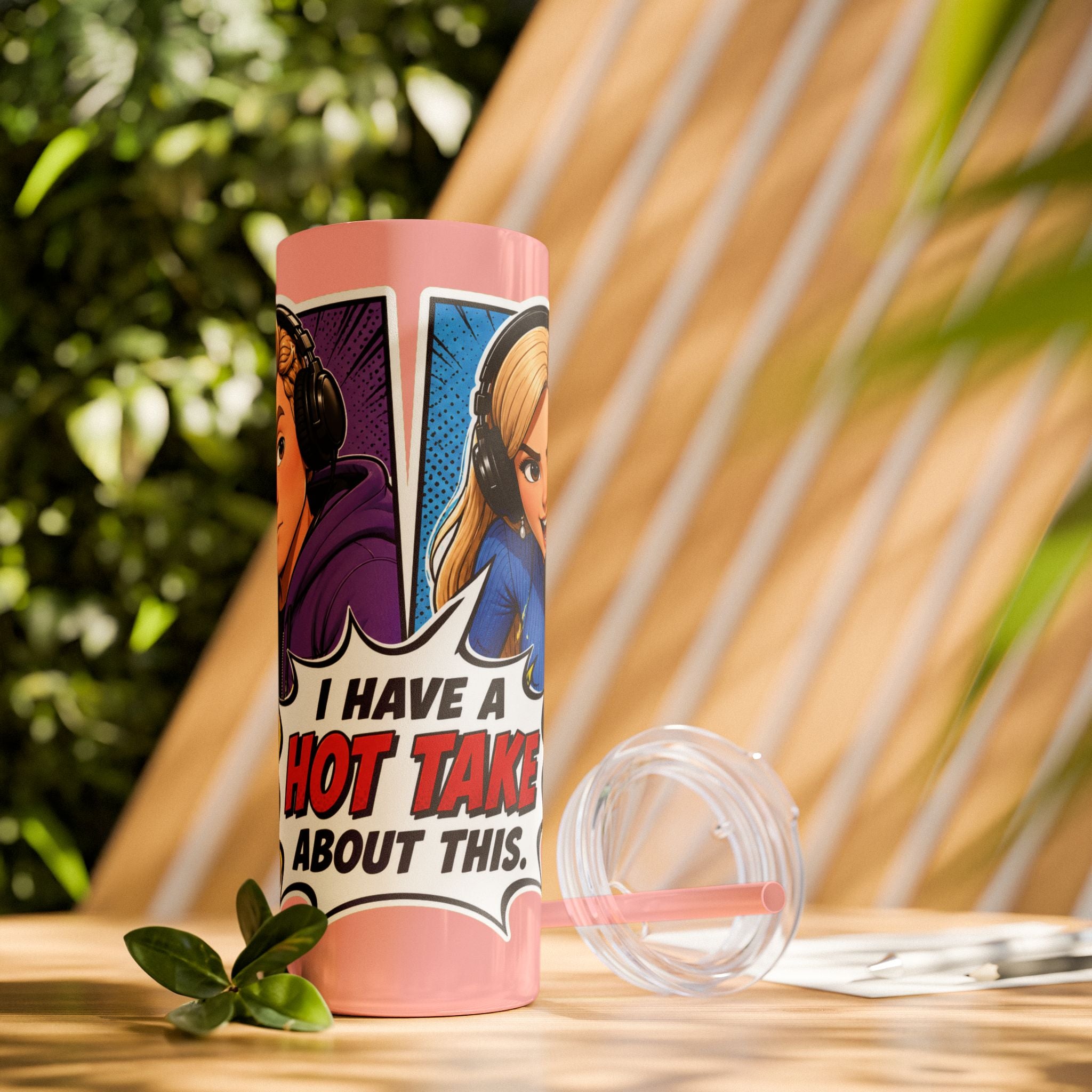 Hot Take Central I Have a Hot Take About This 20oz Pop Art Tumbler