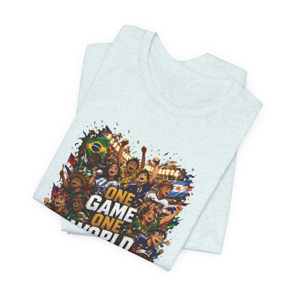 T-Shirt — 'One Game One World' Gamer Graphic Tee