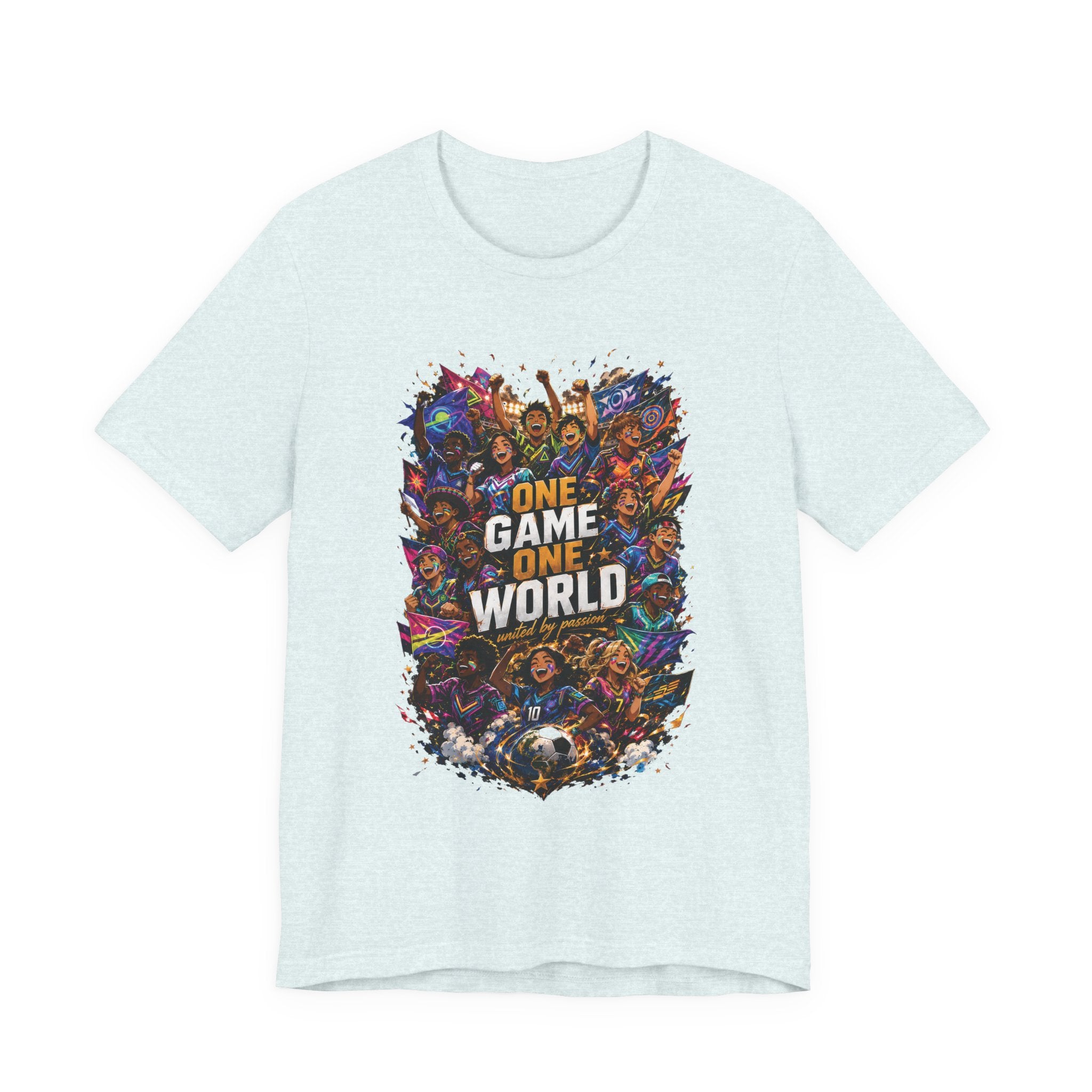 T-Shirt — 'One Game One World' Gamer Graphic Tee