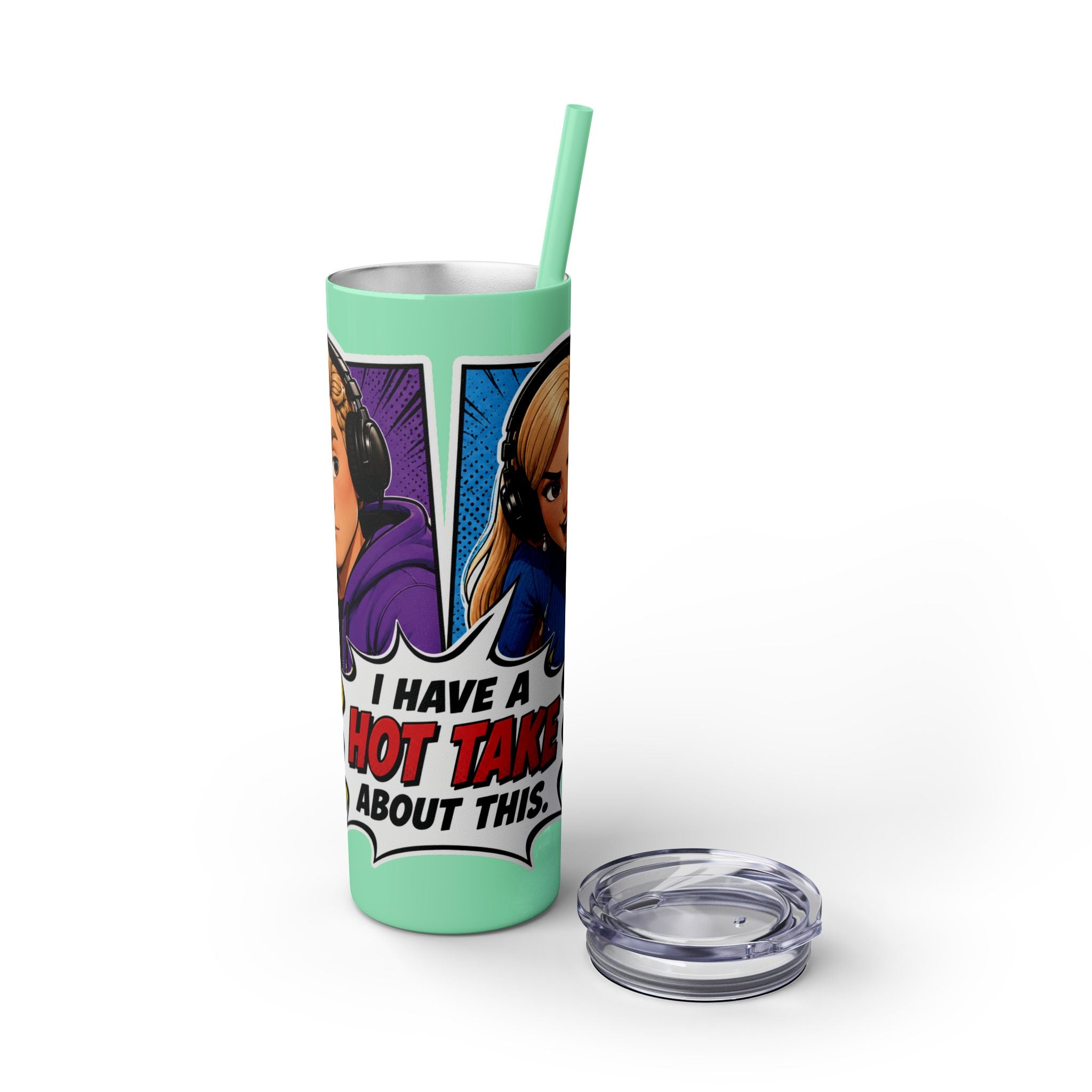 Hot Take Central I Have a Hot Take About This 20oz Pop Art Tumbler