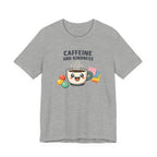 Caffeine and Kindness Coffee Graphic T Shirt