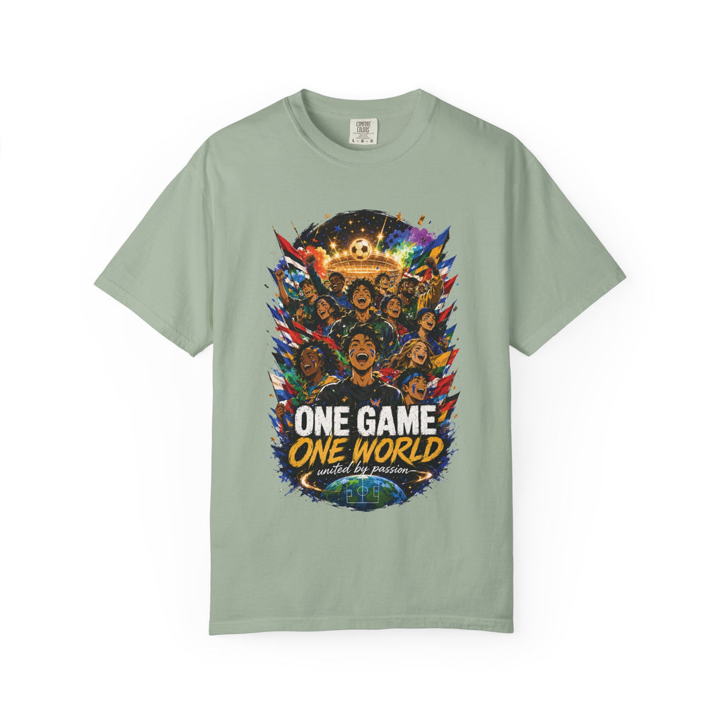 One Game One World Soccer T-Shirt — International Football Fans Graphic Tee