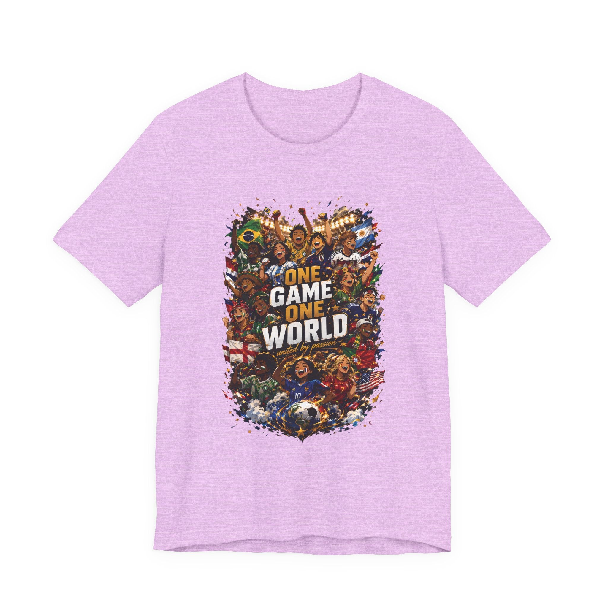 T-Shirt — 'One Game One World' Gamer Graphic Tee