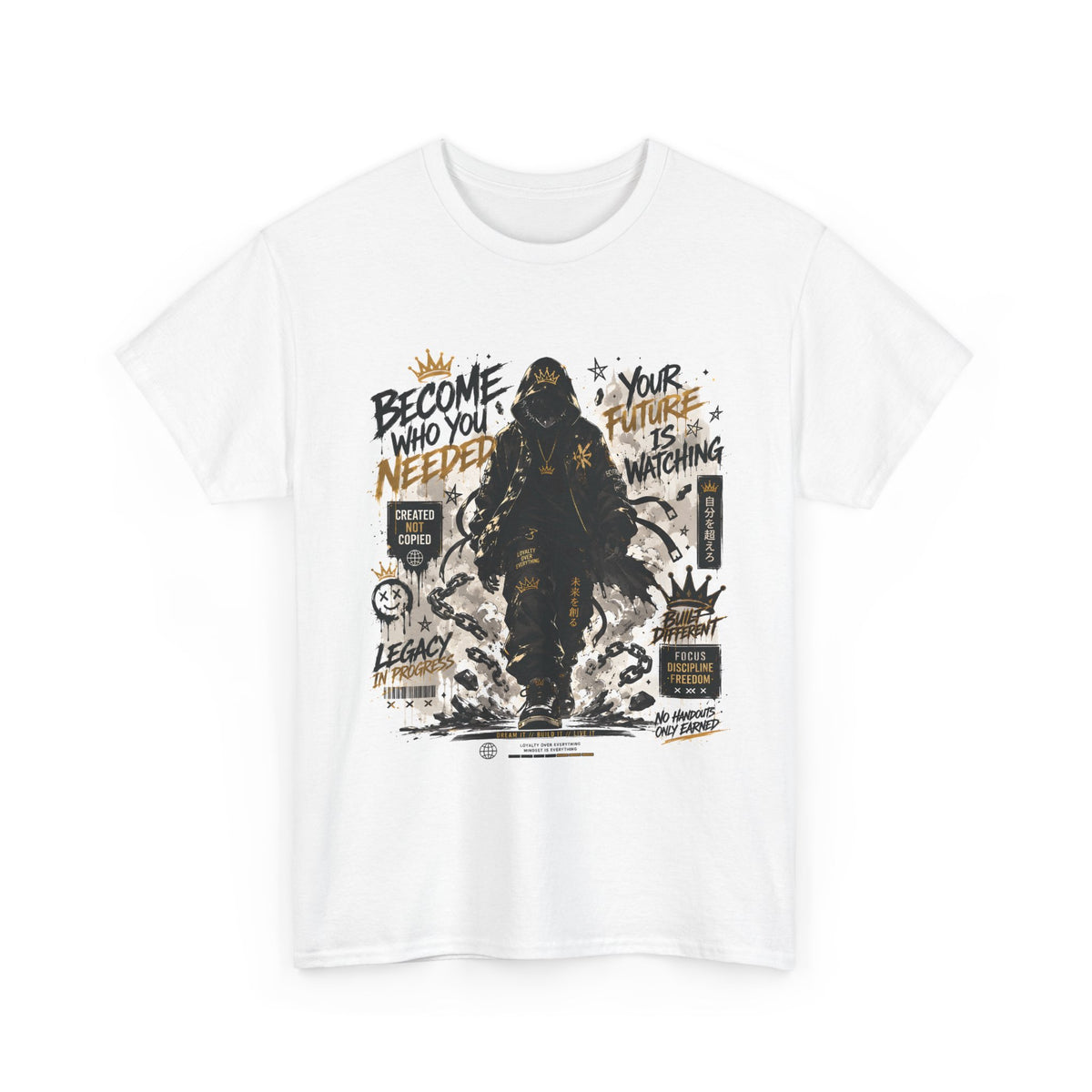 Become Who You Needed Inspirational Graphic T Shirt