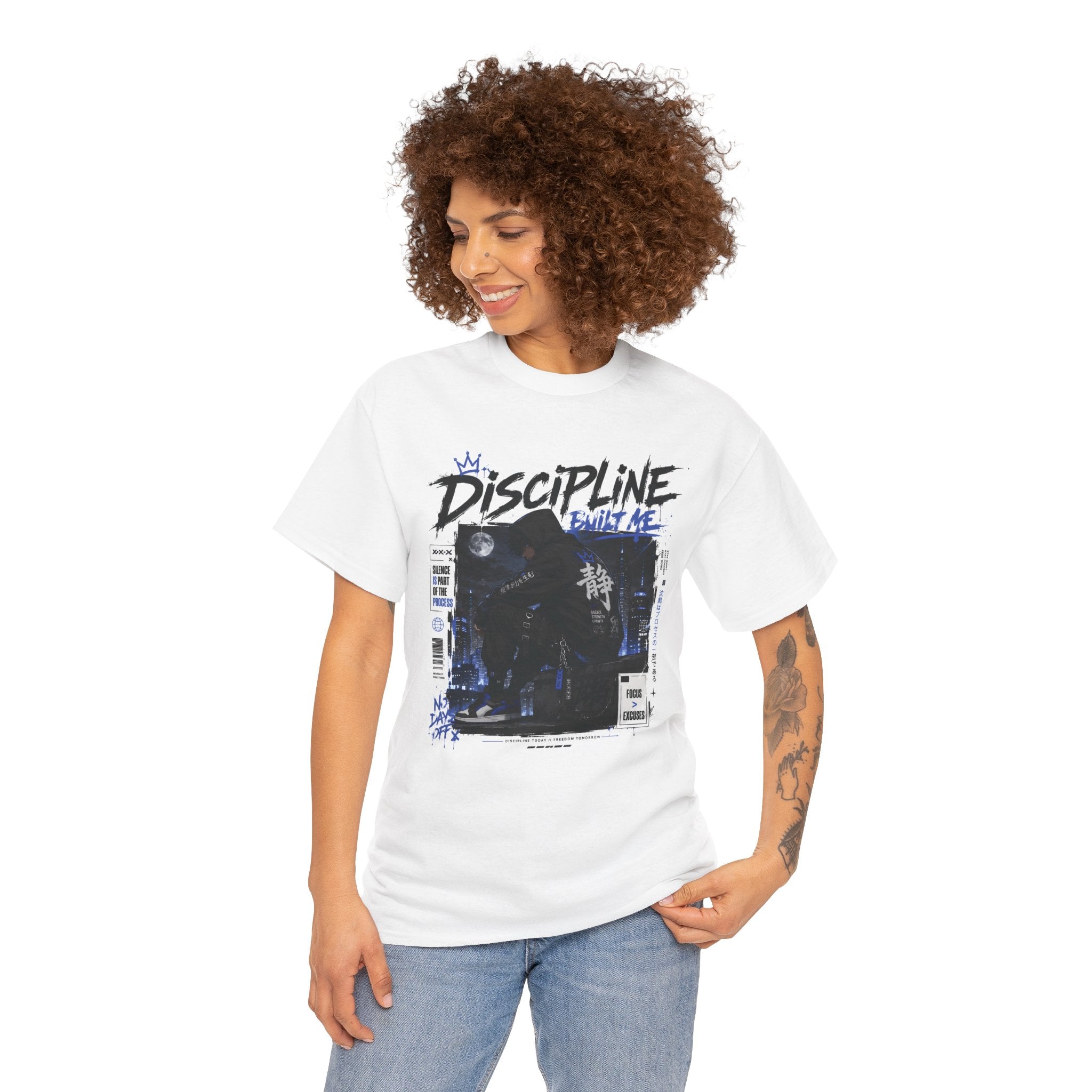 Discipline Built Me Anime Streetwear T Shirt