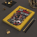 Hardcover Journal — "No Risk No Glory" Soccer Player Motivational Notebook