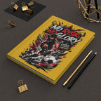 Hardcover Journal — "No Risk No Glory" Soccer Player Motivational Notebook