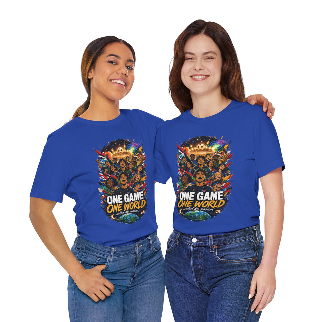 One Game One World Soccer Graphic T Shirt