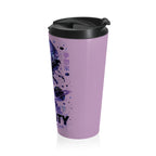 Your Mind Creates Reality Cosmic 15oz Travel Mug Lilac