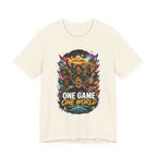 Soccer Graphic Tee - "One Game One World" Graphic T-Shirt