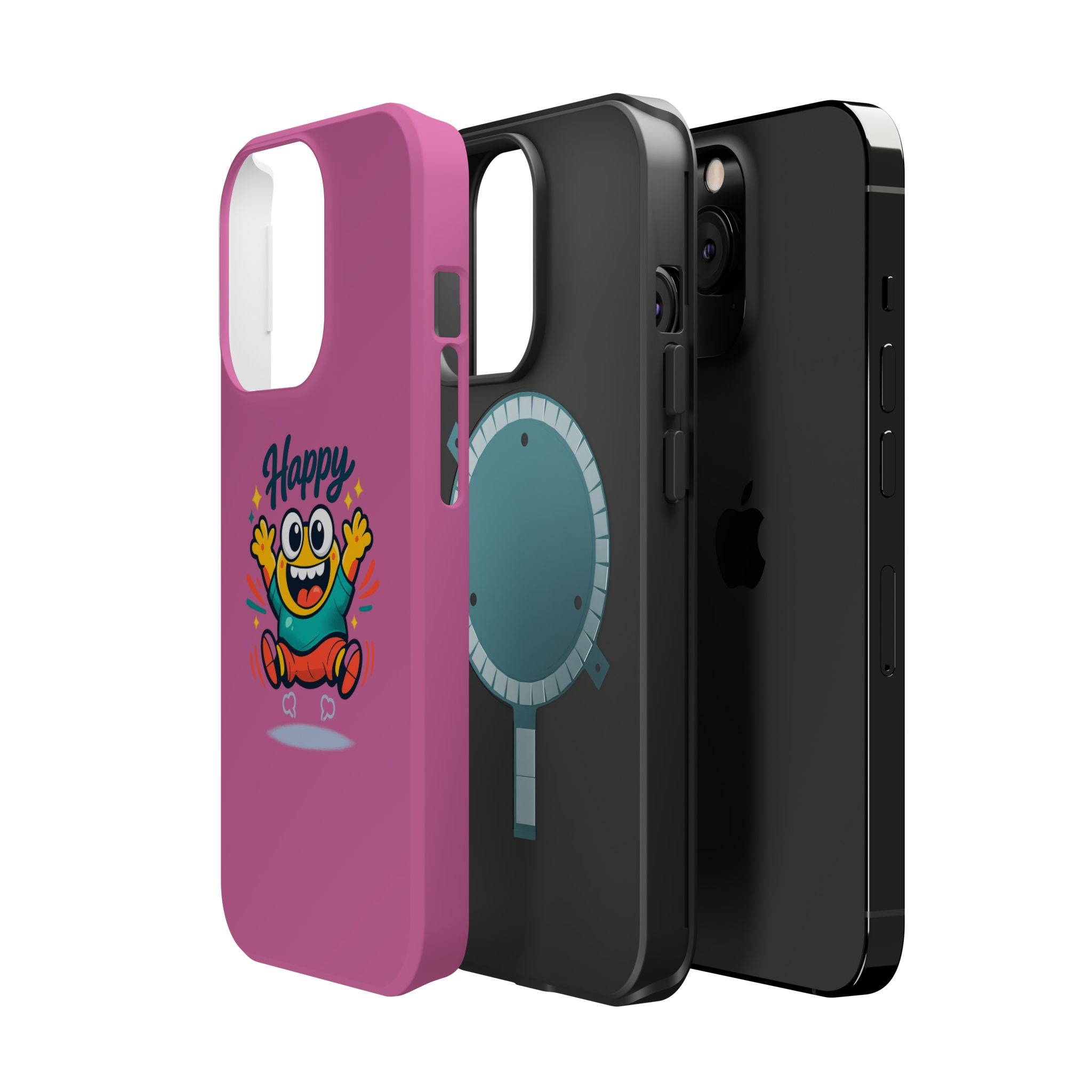 Happy Monster Magnetic Impact-Resistant Phone Case