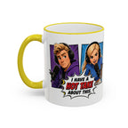 Jake And Emma Hot Take Accent Rim Mug – I Have A Hot Take About This Comic Coffee Cup (11oz/15oz)