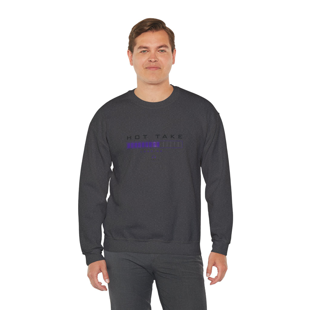 Hot Take Central Hot Take Loading Crewneck Sweatshirt