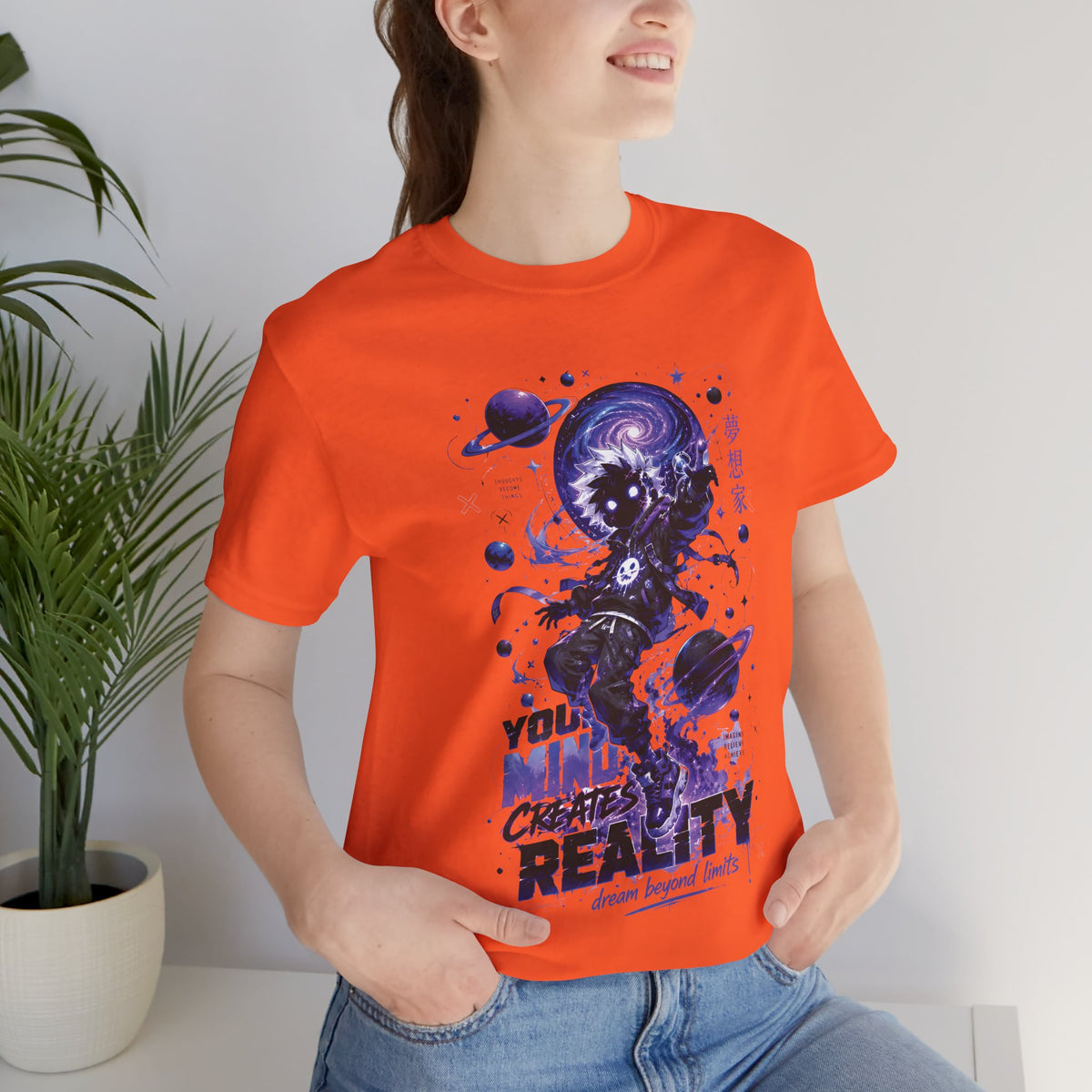 Your Mind Creates Reality Galaxy Graphic T Shirt