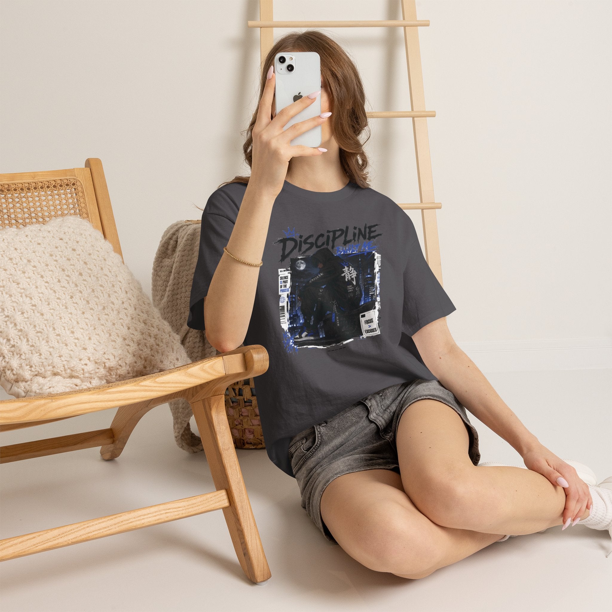 Discipline Built Me Anime Streetwear T Shirt
