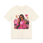 Boss Babe Pink Fashion Tee — Women’s Glam Money & Shopping Graphic Shirt