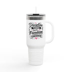 Discipline Today Leads to Freedom Tomorrow 40oz Travel Mug