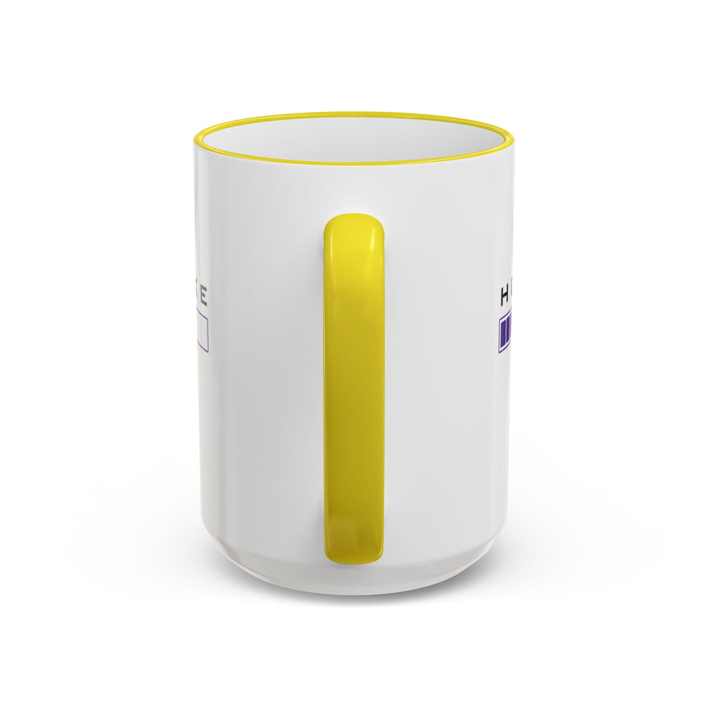 Hot Take Loading Mug — Funny Progress Bar Accent Rim & Handle Tea Coffee Cup