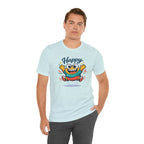 Happy Mood Blob Tee | kawaii minimal, thick outline emoji cartoon