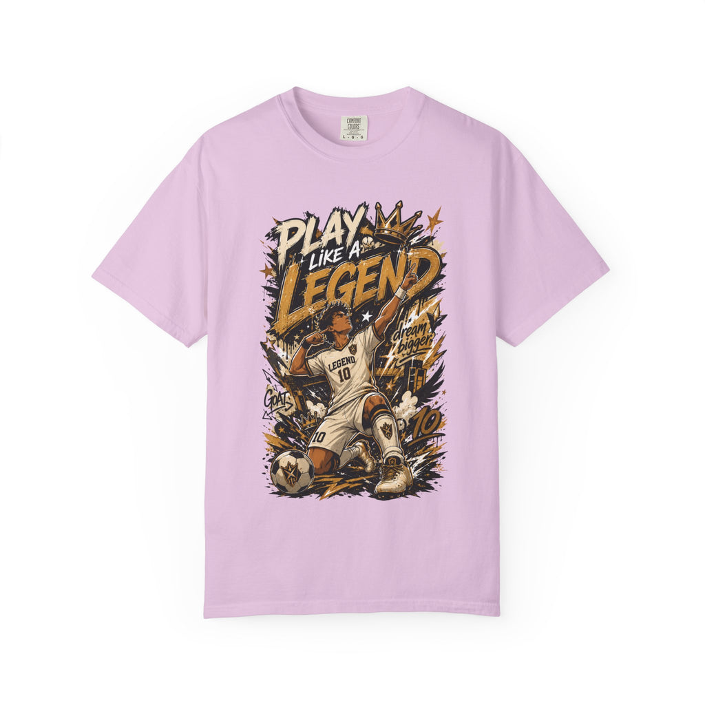 Play Like a Legend Soccer T-Shirt — Vintage Goal Celebration Graphic Tee
