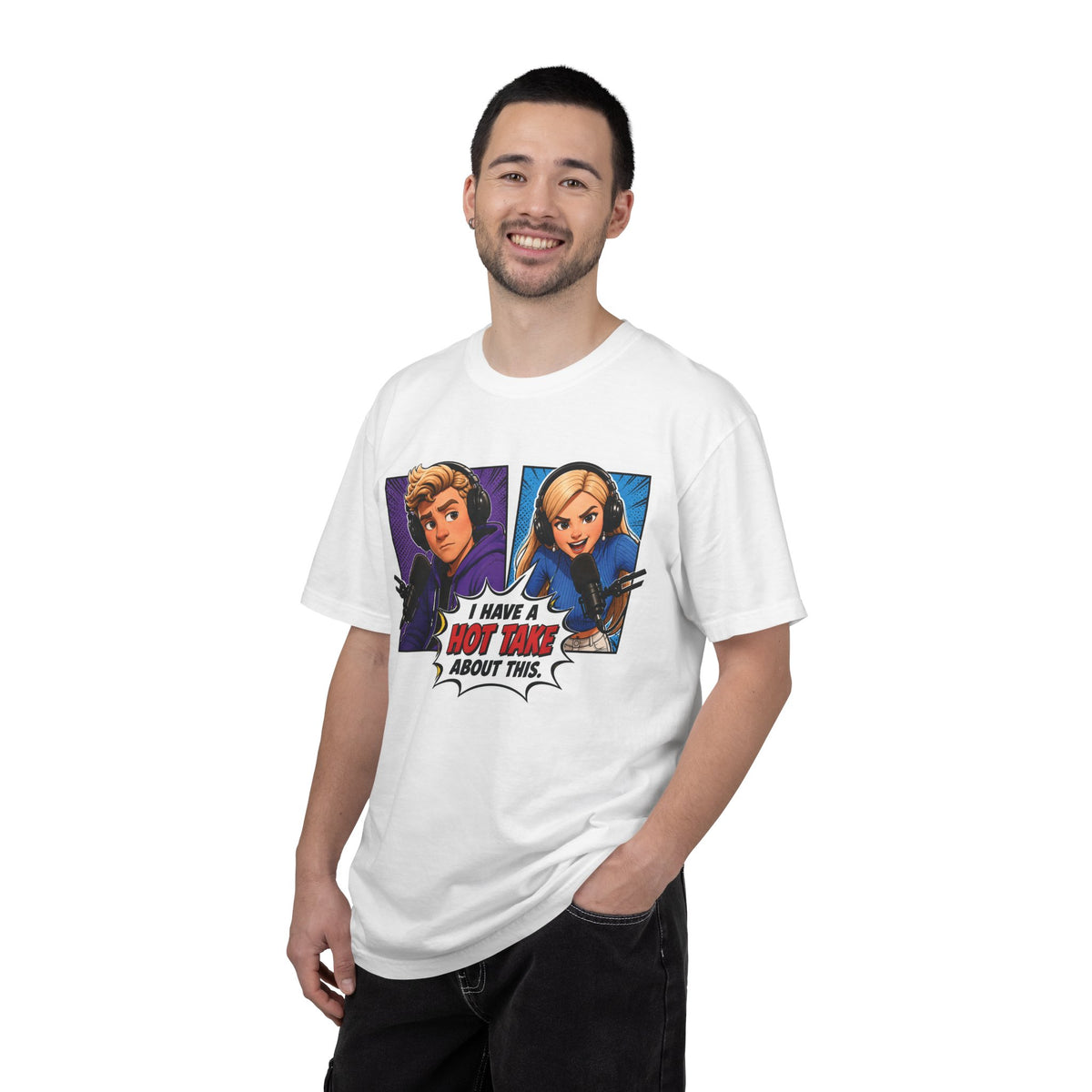 Hot Take Central I Have a Hot Take About This Podcast T Shirt