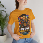 Soccer Graphic Tee - "One Game One World" Graphic T-Shirt