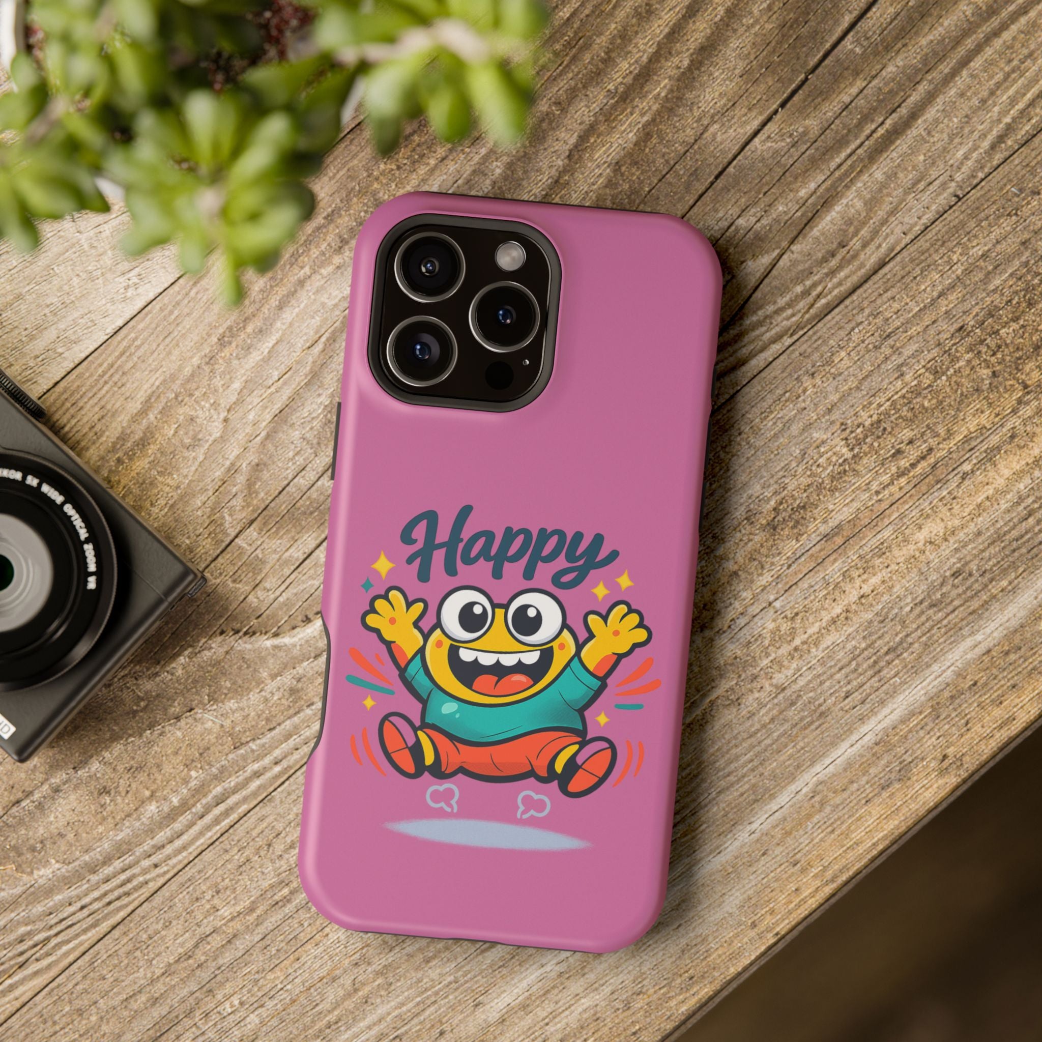 Happy Monster Magnetic Impact-Resistant Phone Case