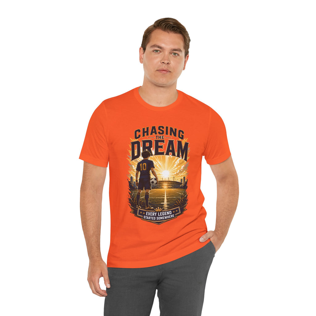 Chasing the Dream Soccer Graphic T Shirt