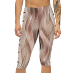 Evolve Rose Gold Swirl Capri Leggings