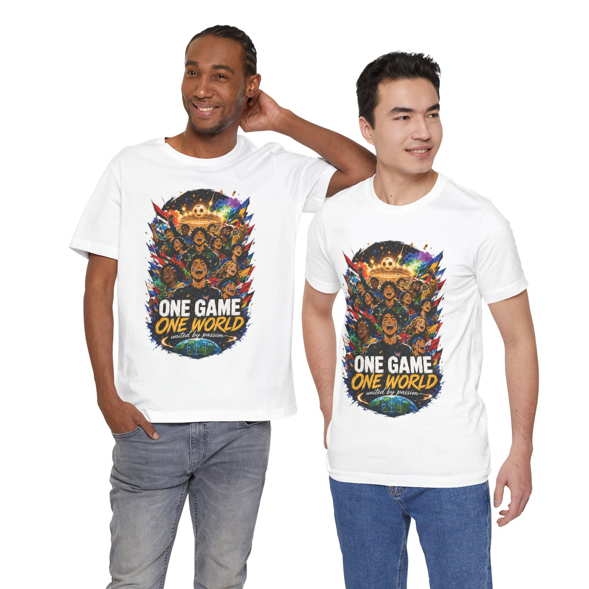 One Game One World Soccer Graphic T Shirt