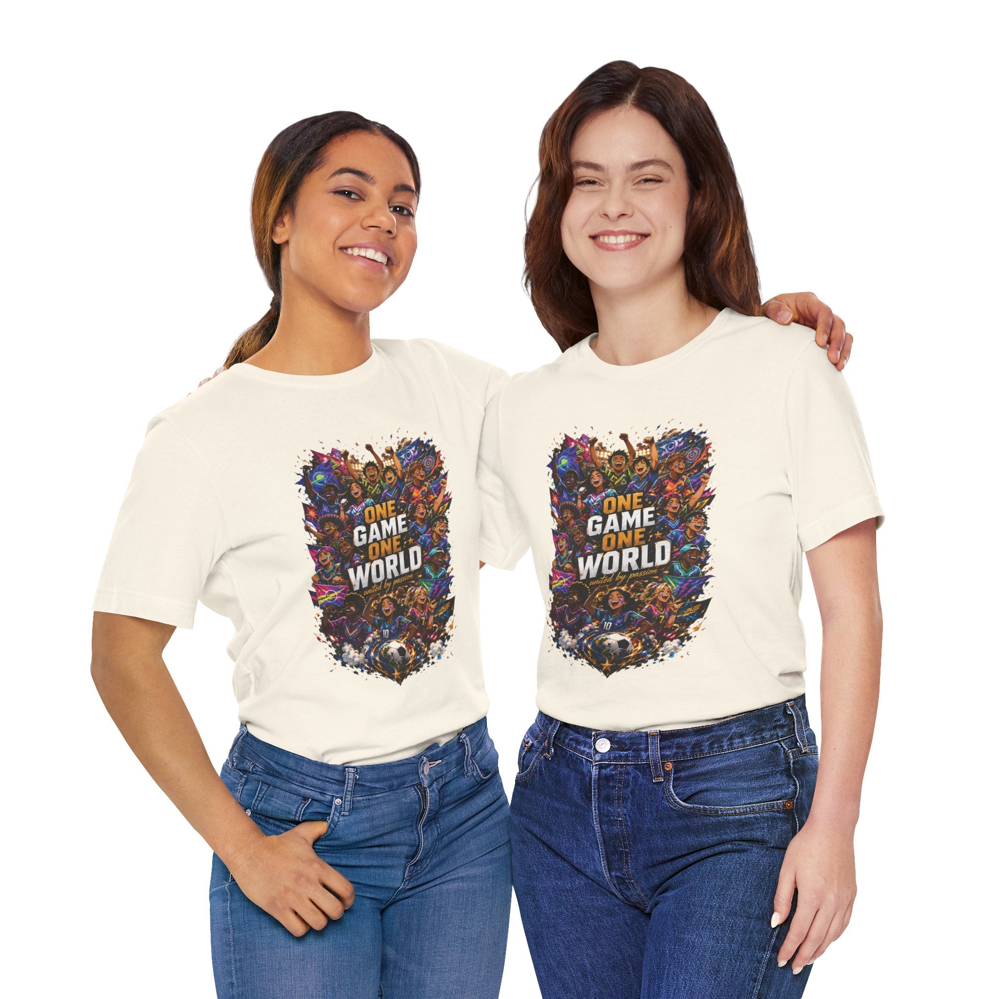 T-Shirt — 'One Game One World' Gamer Graphic Tee
