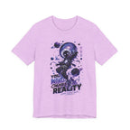 Astronaut Galaxy Tee — "Your Mind Creates Reality" Space Graphic T-Shirt
