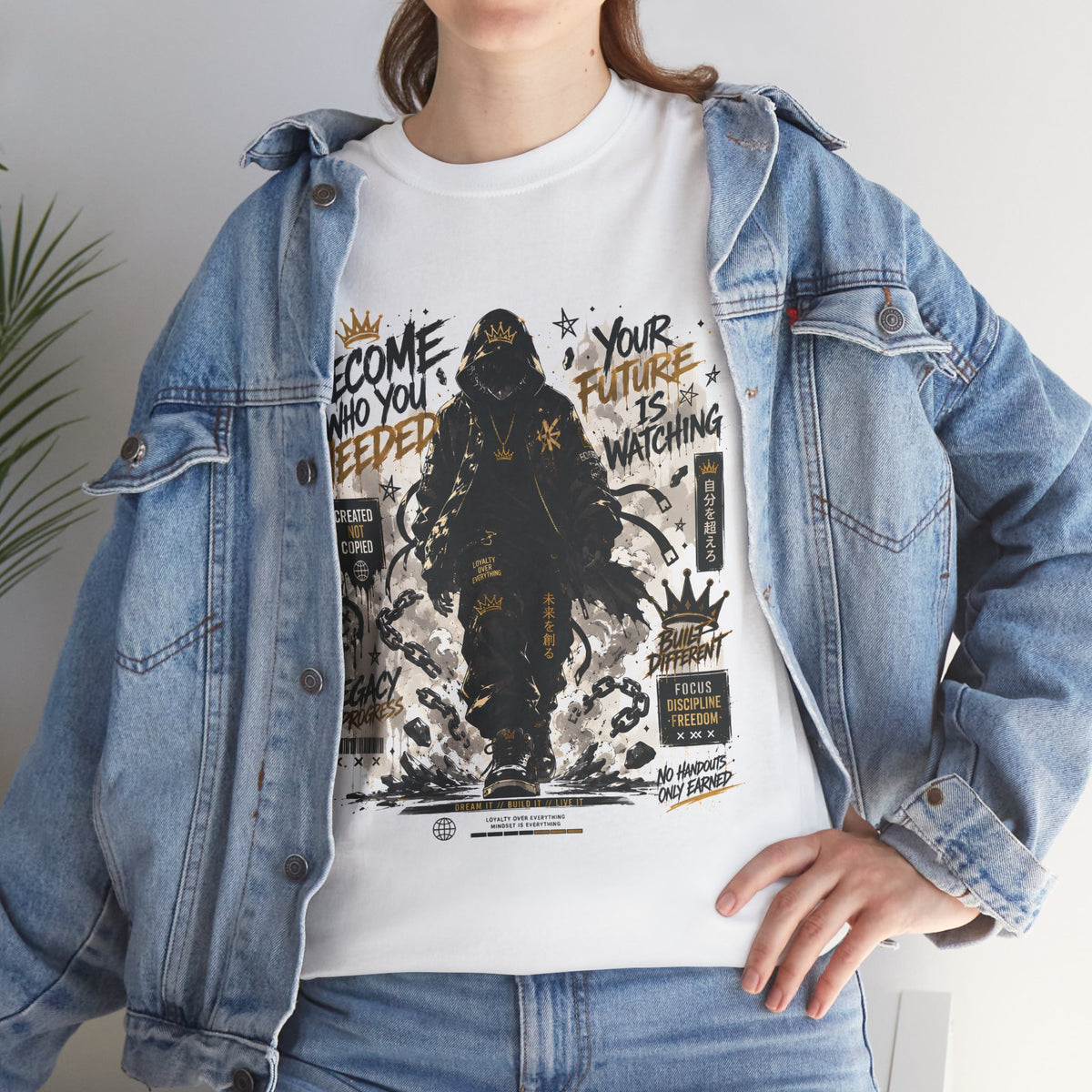 Become Who You Needed Inspirational Graphic T Shirt