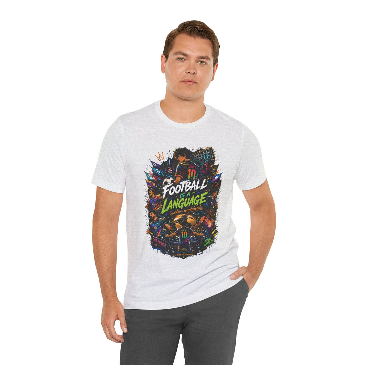 Football Is a Language Graphic T Shirt