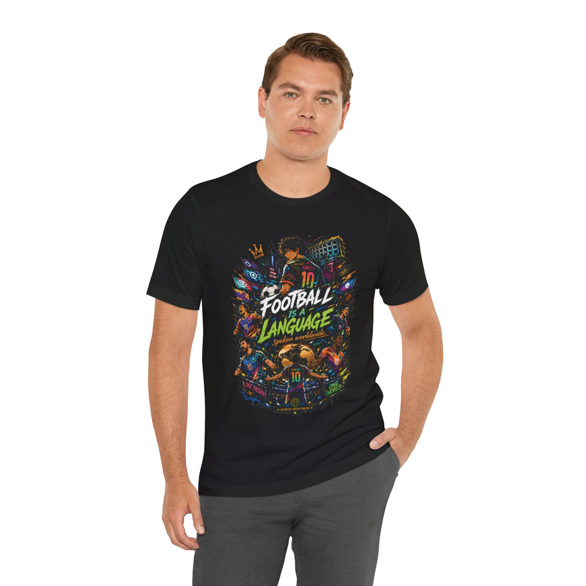 Football Is a Language Graphic T Shirt