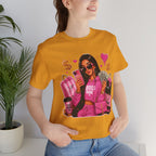 Boss Babe Pink Fashion Tee — Women’s Glam Money & Shopping Graphic Shirt