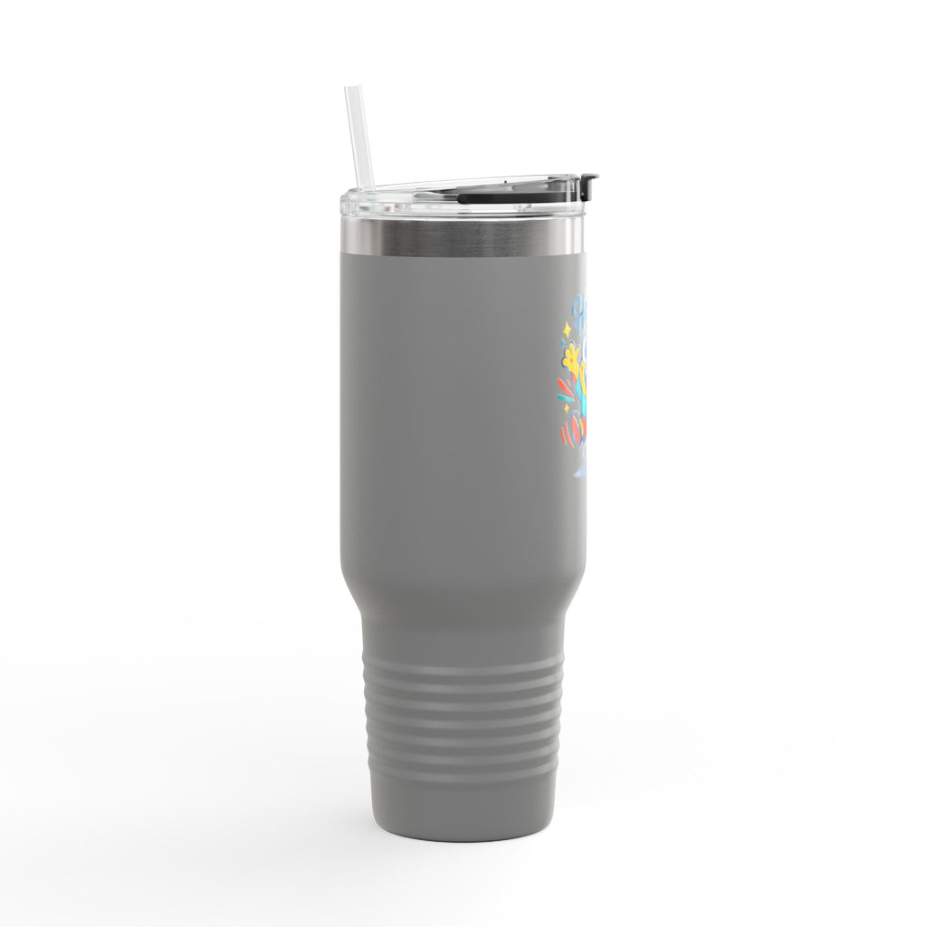 Happy Monster 40oz Insulated Travel Mug