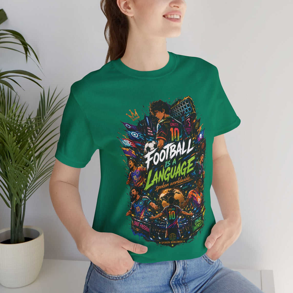 Football Is a Language Graphic T Shirt