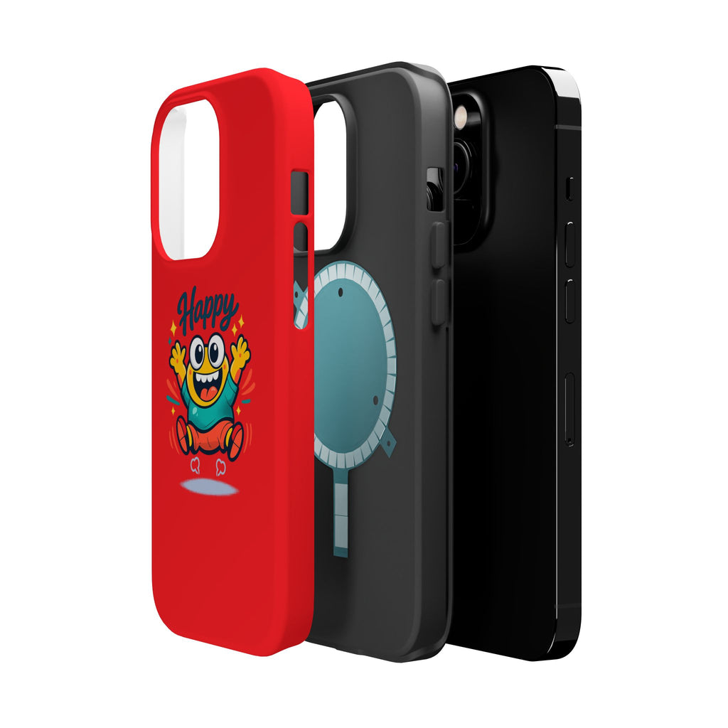 Happy Monster Magnetic Impact-Resistant Phone Case