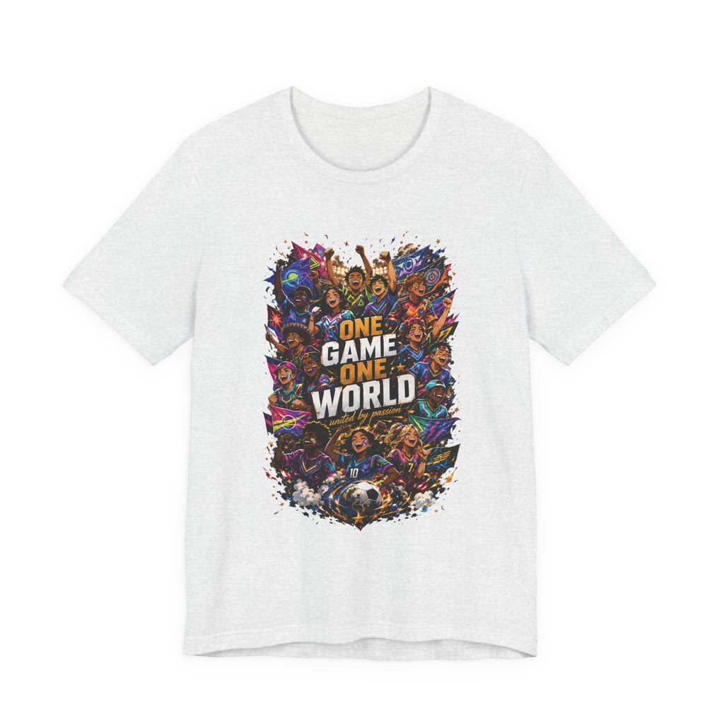 T-Shirt — 'One Game One World' Gamer Graphic Tee