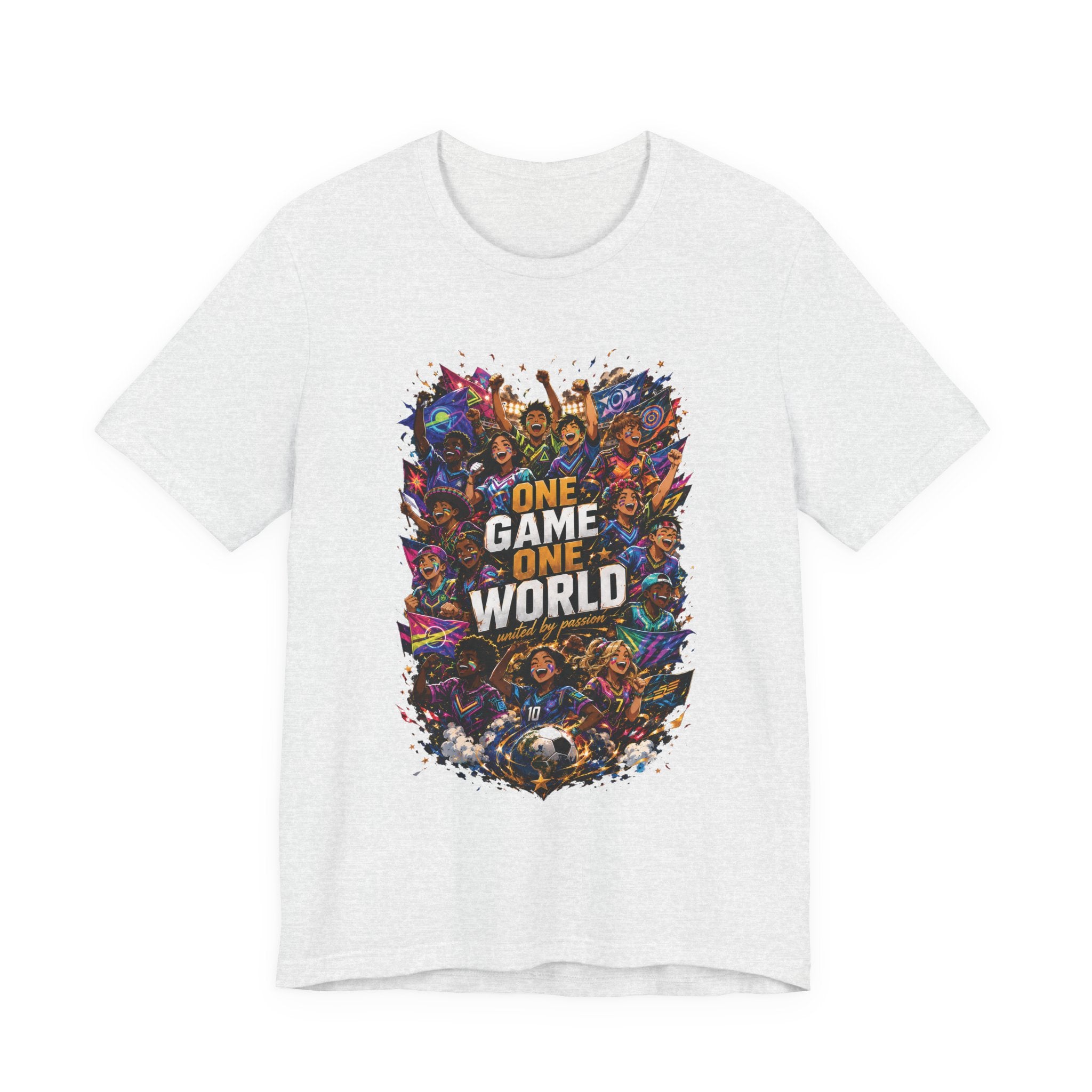 T-Shirt — 'One Game One World' Gamer Graphic Tee