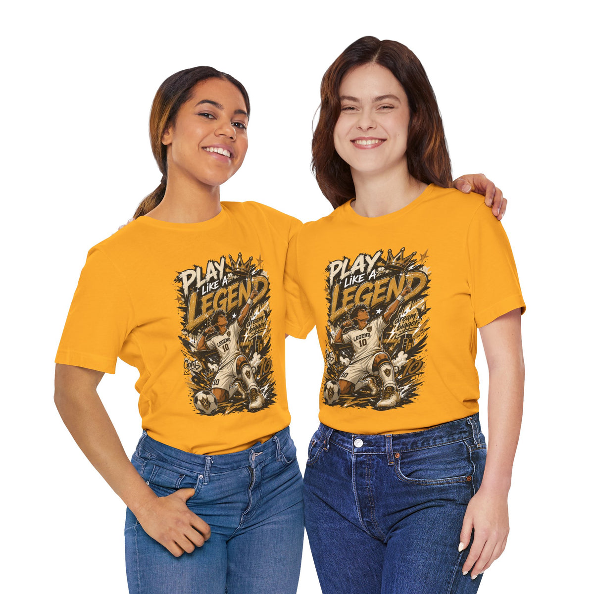 Play Like a Legend Soccer Graphic T Shirt