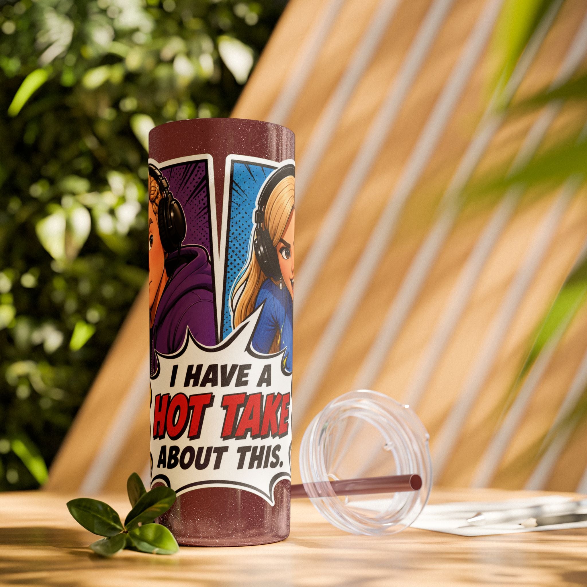 Hot Take Central I Have a Hot Take About This 20oz Pop Art Tumbler