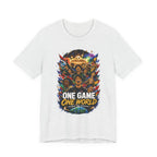 Soccer Graphic Tee - "One Game One World" Graphic T-Shirt