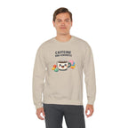Caffeine and Kindness Sweatshirt | office humor, coffee fuel