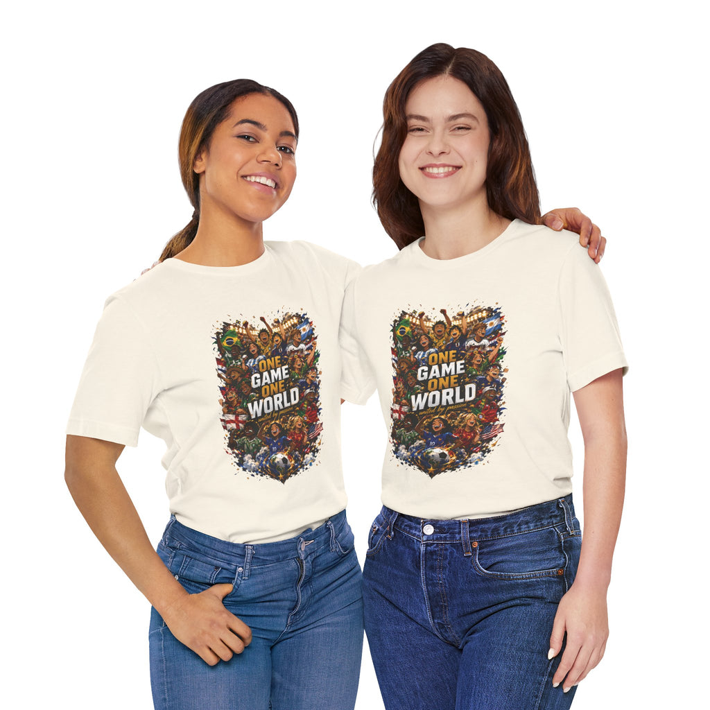 T-Shirt — 'One Game One World' Gamer Graphic Tee
