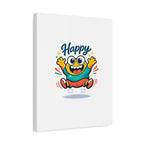 Happy Blob Cartoon Canvas Bold Kawaii Wall Art