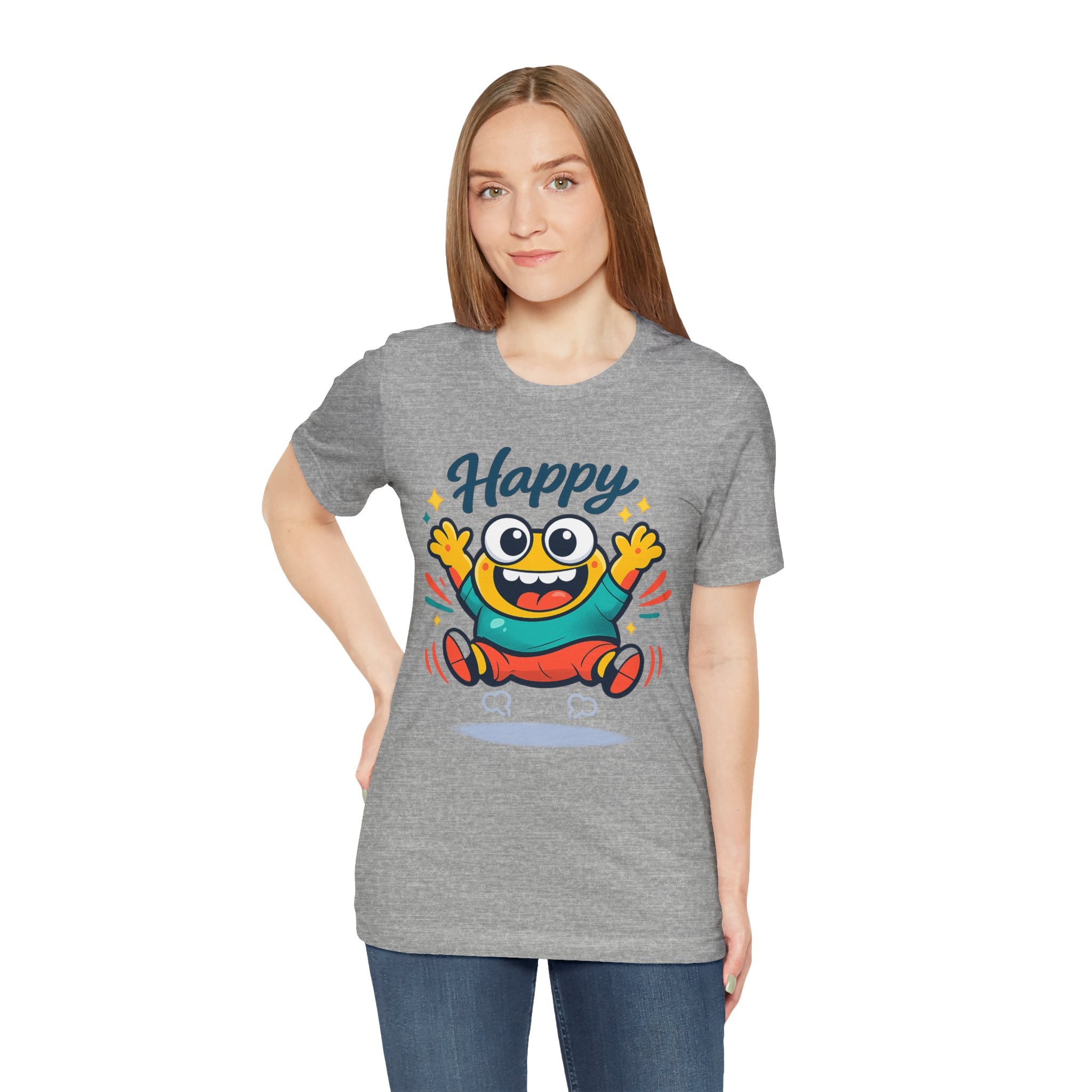 Happy Mood Blob T Shirt Cute Kawaii Graphic Tee